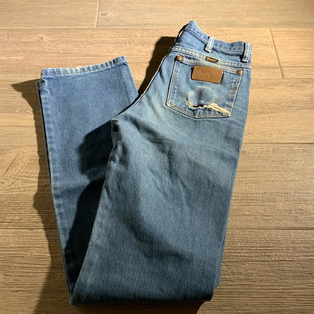 VINTAGE worn-in wranglers!